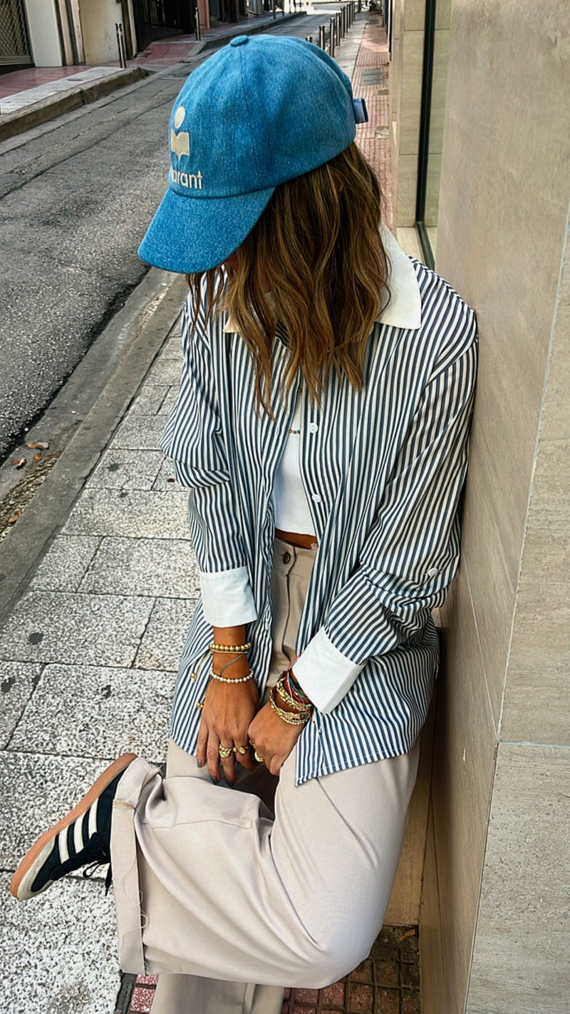 Grey All Lined Up Shirt