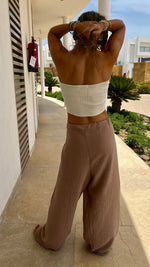 Taupe Sunny Dayz Beach Pants