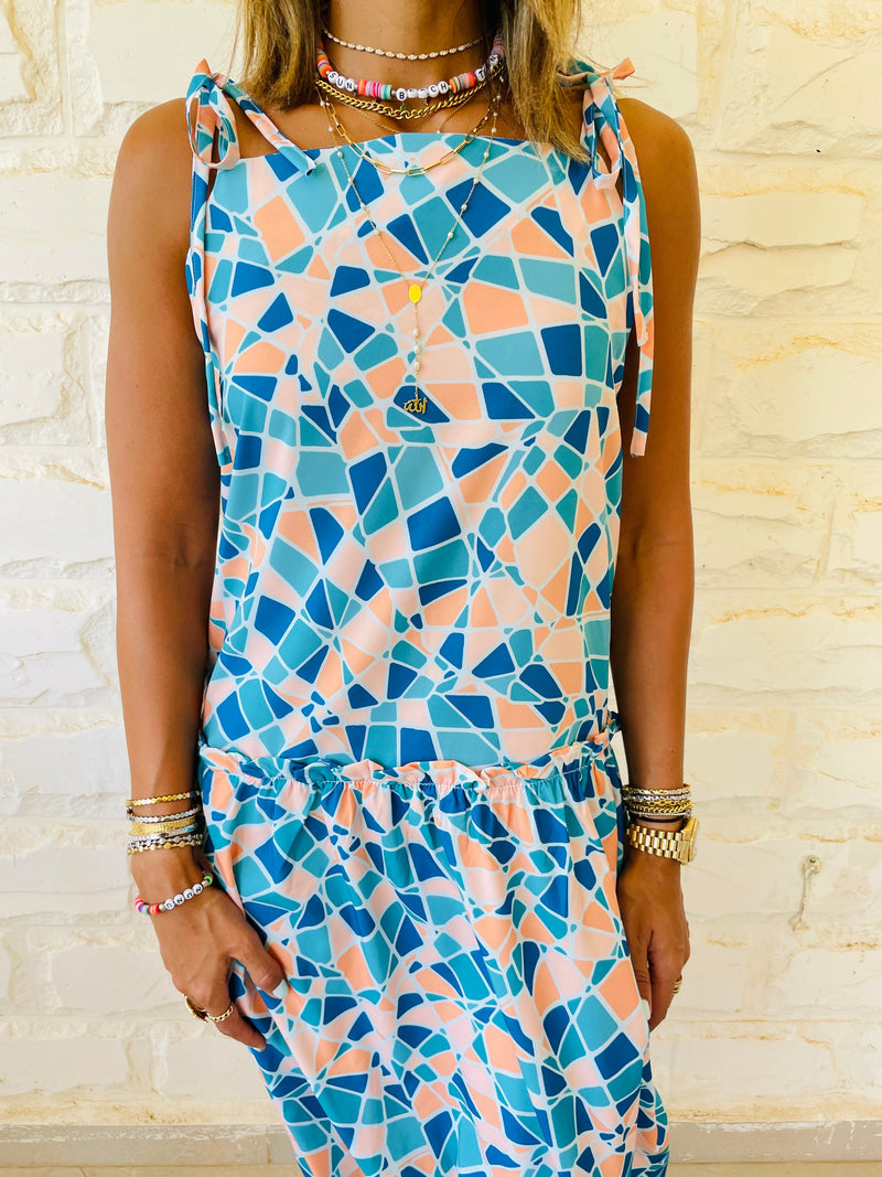 Mosaic Tropical Dress