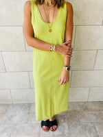 Lime Essential Sleeveless Dress