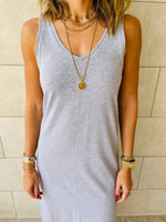 Grey Essential Sleeveless Dress