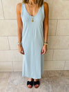 Baby Blue Essential Sleeveless Dress