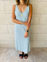 Baby Blue Essential Sleeveless Dress