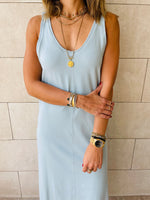 Baby Blue Essential Sleeveless Dress