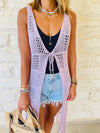 Lilac Beach Tie Vest