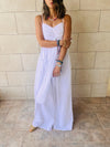 White After Sun Poplin Dress