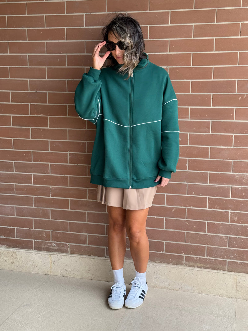 PREORDER Green Retro Butter Soft Zip Up