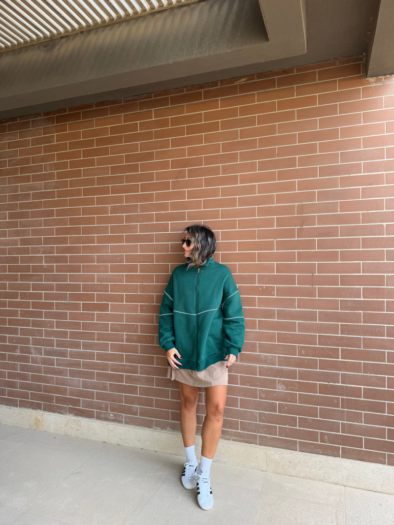 PREORDER Green Retro Butter Soft Zip Up