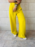 Mustard Soft Suit Pants