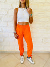 Orange Jogger Pants