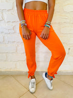 Orange Jogger Pants