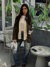 Olive Cozy Lightweight Jacket