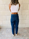 Dark Blue Mom Fit Jeans