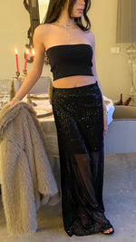 Black Party At The Disco Skirt