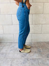 Blue Slim Mom Jeans