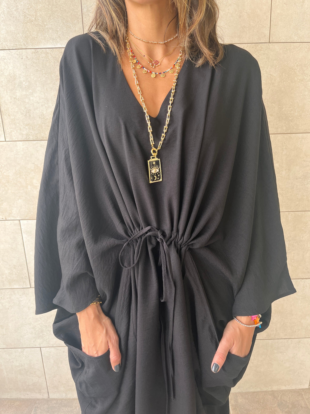 Black Nubian Kaftan