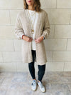 Beige Braid Cardigan