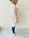 Beige Braid Cardigan