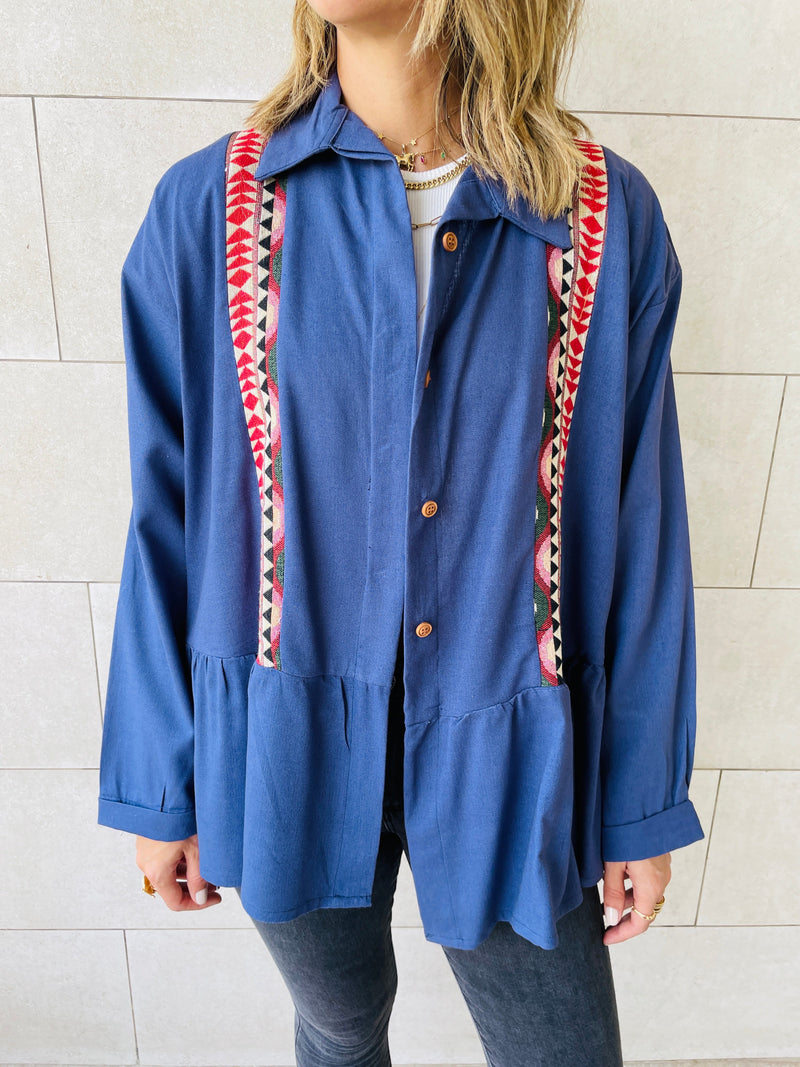 Navy Lanzarote Jacket