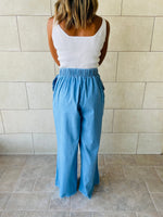 Denim Flare Pants