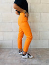 Orange Colored Mom Jeans