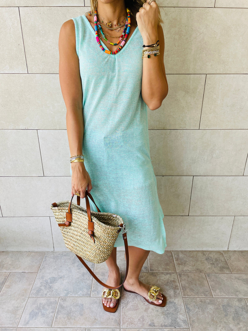 Aqua Bayside Beach Dress