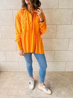 Orange Buttons Up Shirt