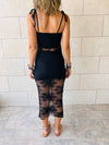 Black It's Summer Somewhere Dress