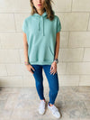 Mint Short Sleeve Sweatshirt