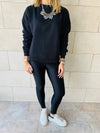 Black Basic Sweatshirt