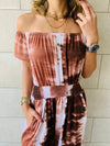 Earth Tones Tie Dye Jumpsuit