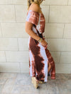 Earth Tones Tie Dye Jumpsuit