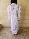 White Siren Embroidered Linen Dress