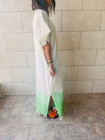 Green Dipped in Sunshine Coverup