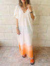 Orange Dipped in Sunshine Coverup