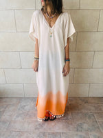 Orange Dipped in Sunshine Coverup