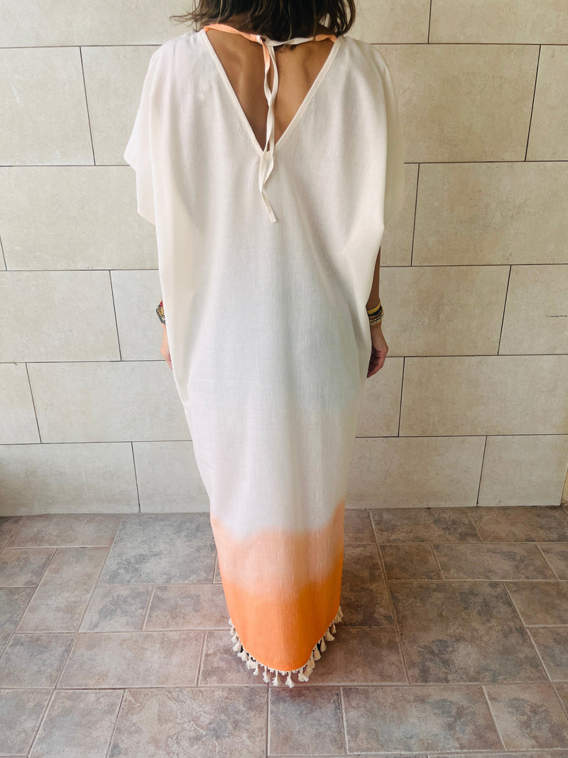 Orange Dipped in Sunshine Coverup