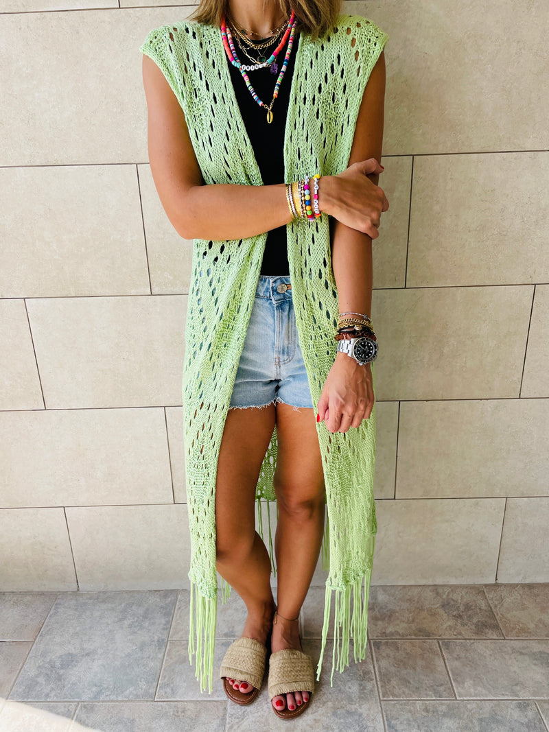 Green Beach Daze Vest