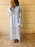 Baby Blue Polka Coverup