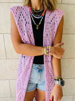 Lilac  Beach Daze Vest