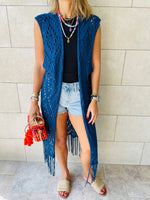 Navy Beach Daze Vest