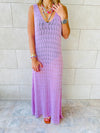 Lilac Beach Ready Crochet Dress