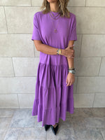 Lilac Tiered Dress