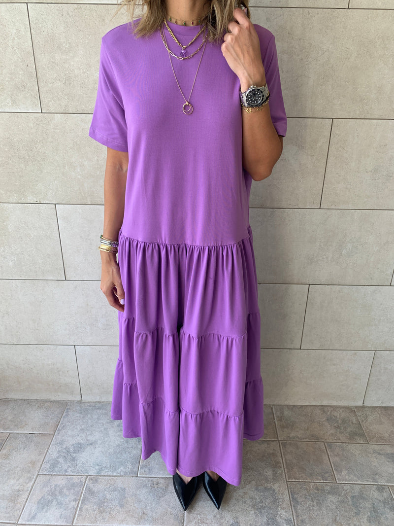 Lilac Tiered Dress