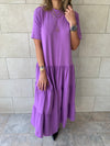 Lilac Tiered Dress