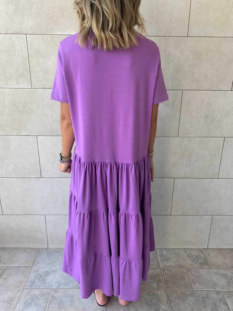 Lilac Tiered Dress