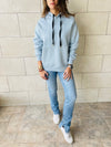 Baby Blue Hoodie Sweatshirt