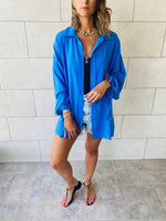 Blue Linen Shirt