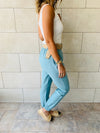 Aqua Belted Pants