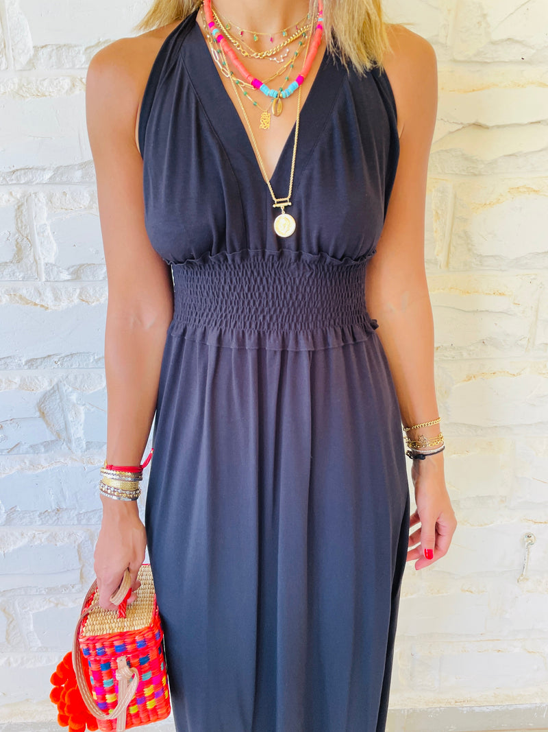 Black Halter Dress